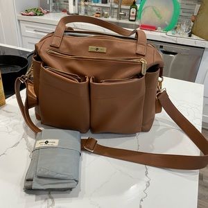 BEAUTIFUL Beige Diaper Bag!